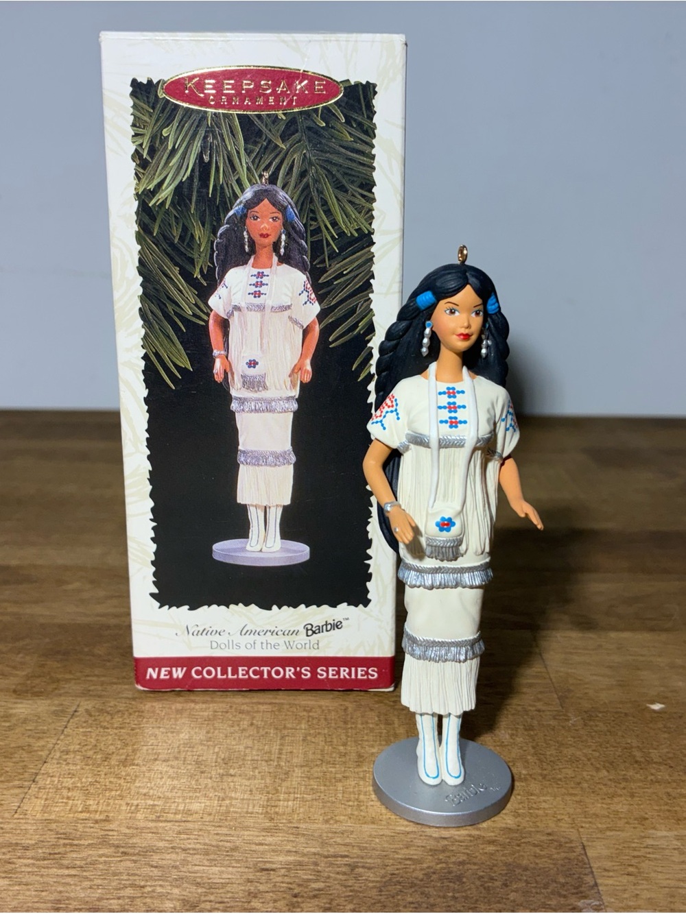 Hallmark Keepsake Barbie Dolls of the World Native American Ornament 1996 QX5561